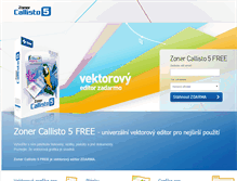 Tablet Screenshot of callisto.cz