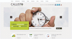 Desktop Screenshot of callisto.com.br